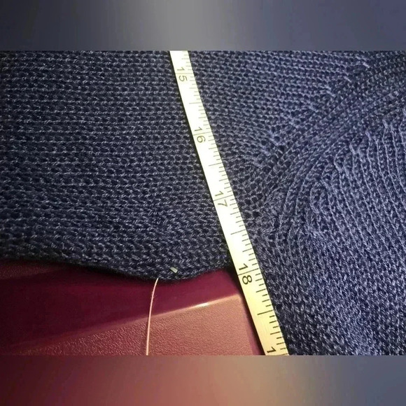 VENUS Mermaid Long Sleeve Navy Mesh Beach Coverup size Medium NWOT - Picture 4 of 15